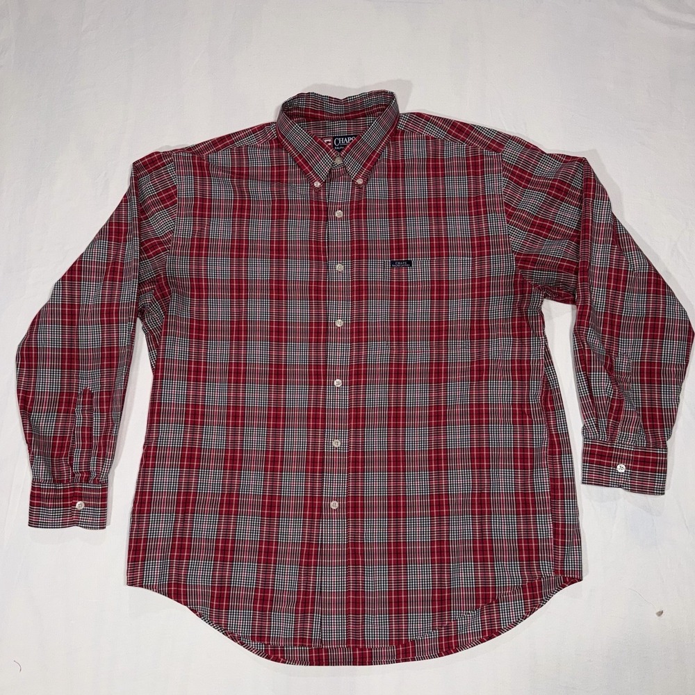 Chaps Ralph Lauren Shirt Men's XL Collared Long Sleeve Button Up